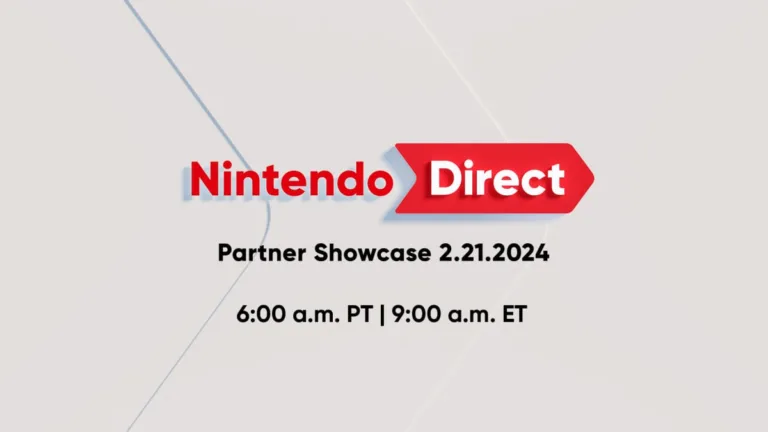 Nintendo Direct: Partner Showcase Set for February 21, Will Feature Switch Games Coming First Half of 2024